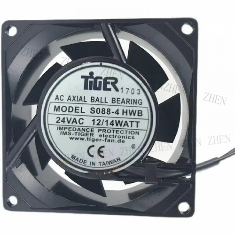 Y FOR TIGER S088-4HWB AC24V 12/14WATT 8038 8CM 냉각팬