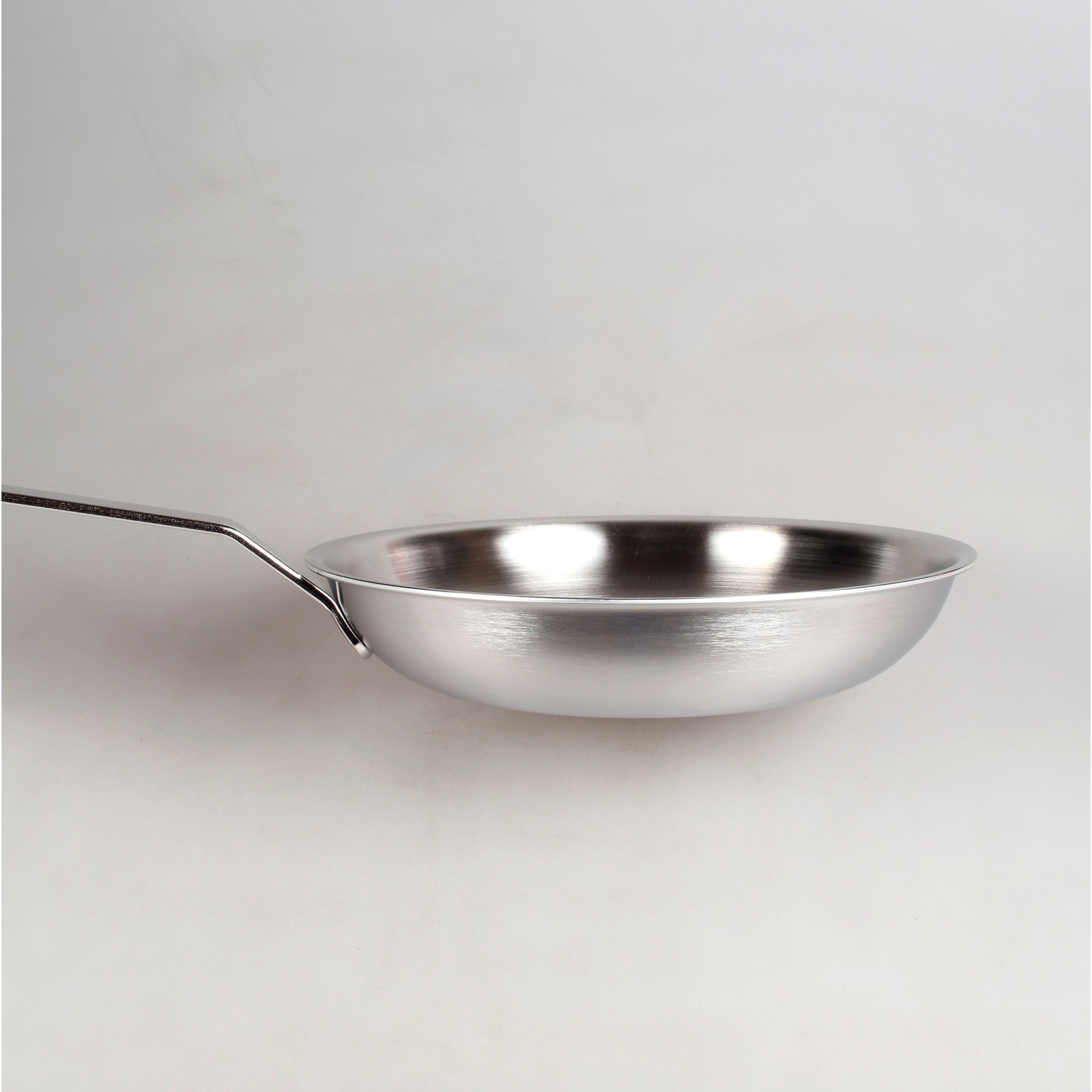 무연마제 스텐 프라이팬 통3중 스텐팬 인덕션 무연마 한일스텐레스 24cm 이미지 6