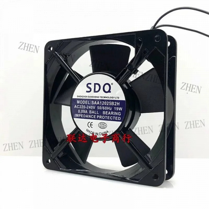 Y SAA12025B2H AC220V-240V 19W 0.09A 12CM 냉각팬
