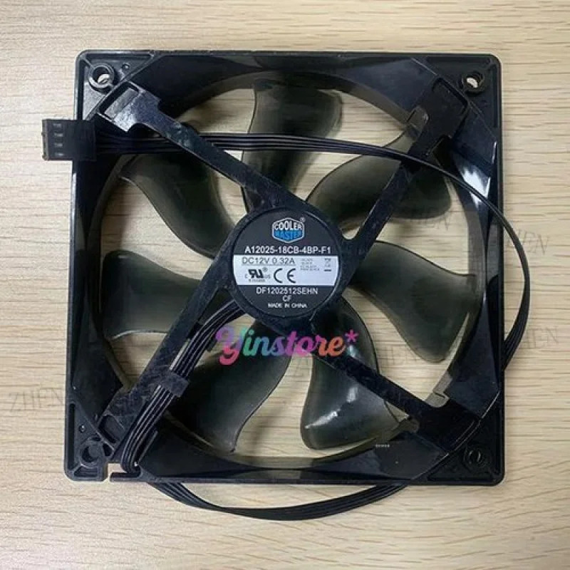 새 A12025-18CB-4BP-F1 DF1202512SEHN 팬 1DC12V 0.32A 12CM 4핀