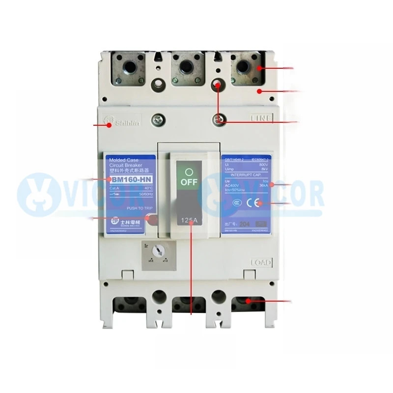 시힐린 MCCB BM63-SN 4P BM100-SN BM125-SN BM160-SN ACB