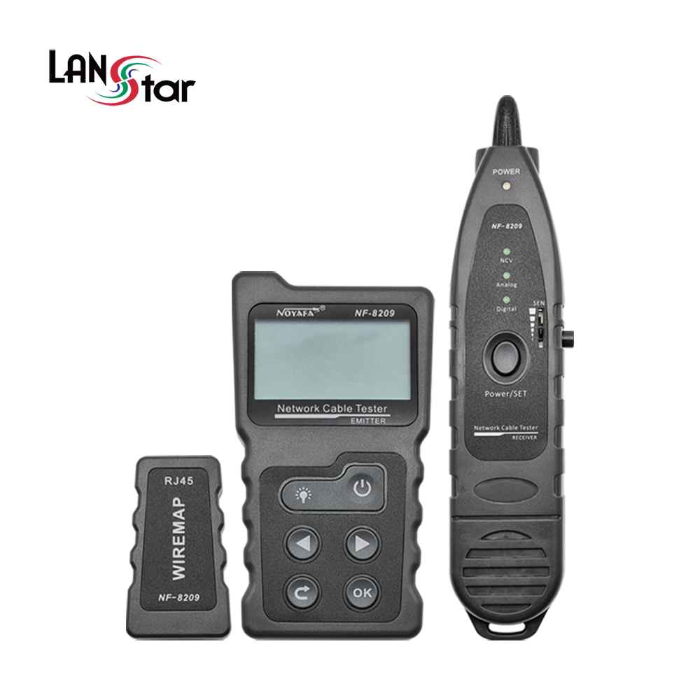 랜스타 LS-NF8209 랜 케이블 멀티 테스터기 탐지/길이/POE 지원 - 상품 이미지