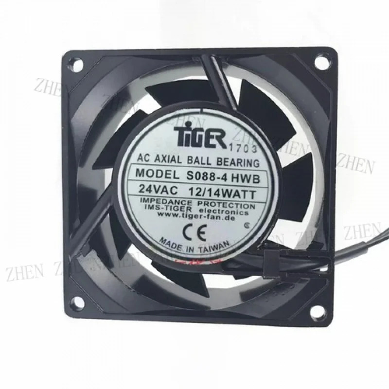 Y FOR TIGER S088-4HWB AC24V 12/14WATT 8038 8CM 냉각팬