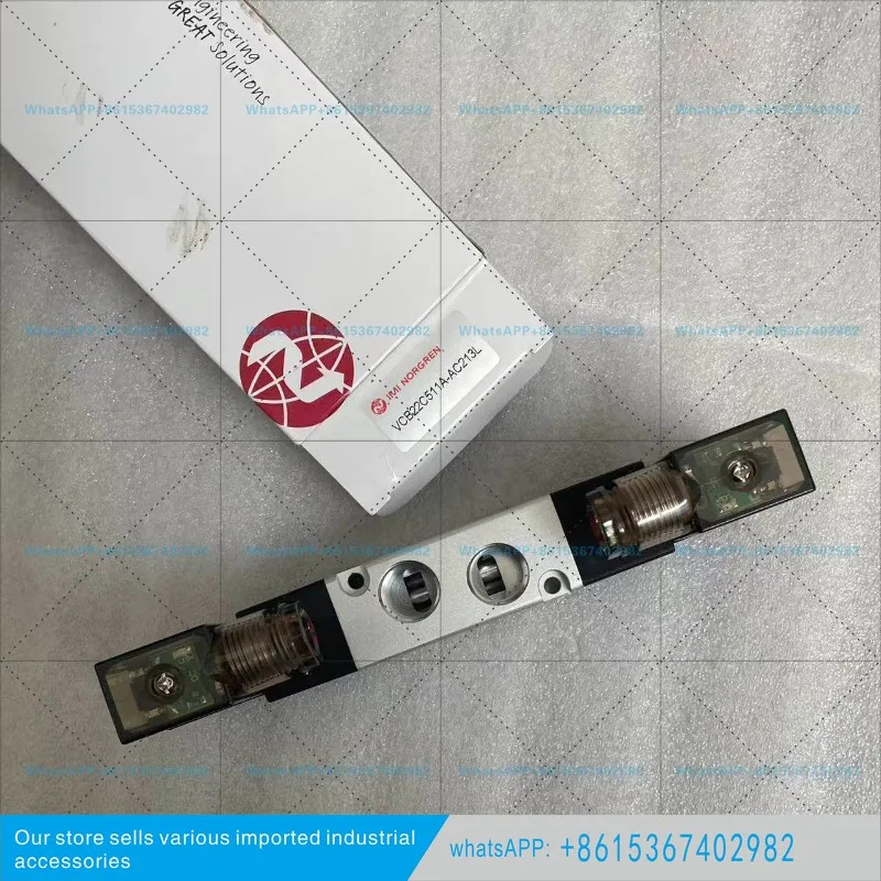 VCB22C511A-AC213L 노그렌 작동 솔레노이드 밸브 G3/8 나사 24DC