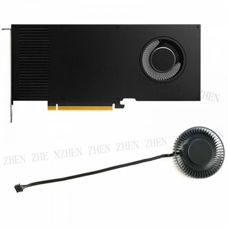 Y C BAPA0716B2hp호환001RTX A4000 GPU 냉각팬 DC12V 0.70A 4핀