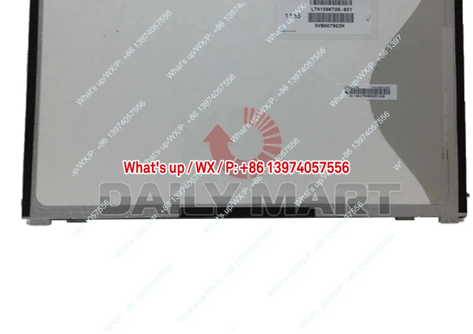 카세트 LTN156KT06-801 LCD 화면 디스플레이 15.6인치 -
