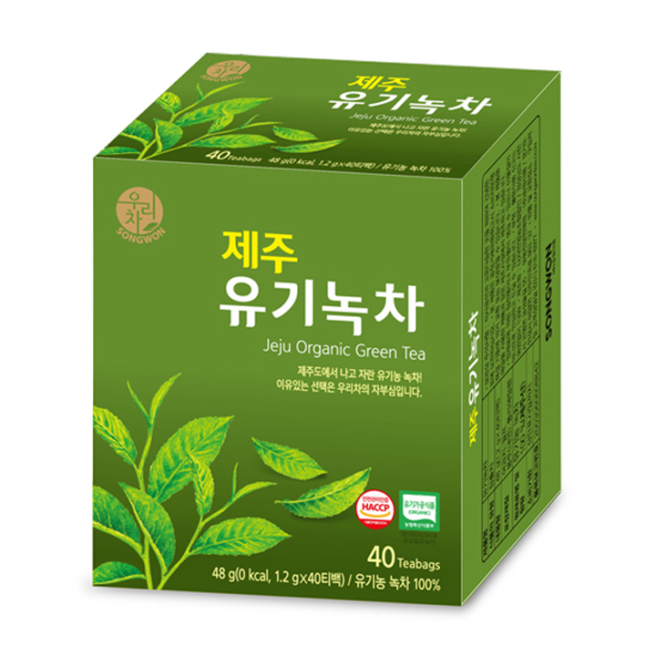 송원 제주 유기녹차 40티백 - 상품 이미지