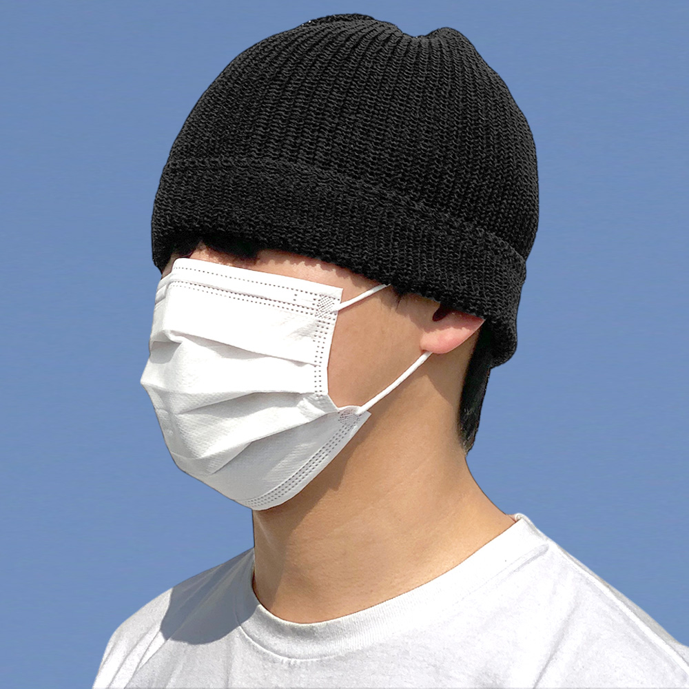 브리즈 여름 비니 망사 니트 모자 남자 여자 무지 봄 커플 골무 숏 - 상세 이미지 2