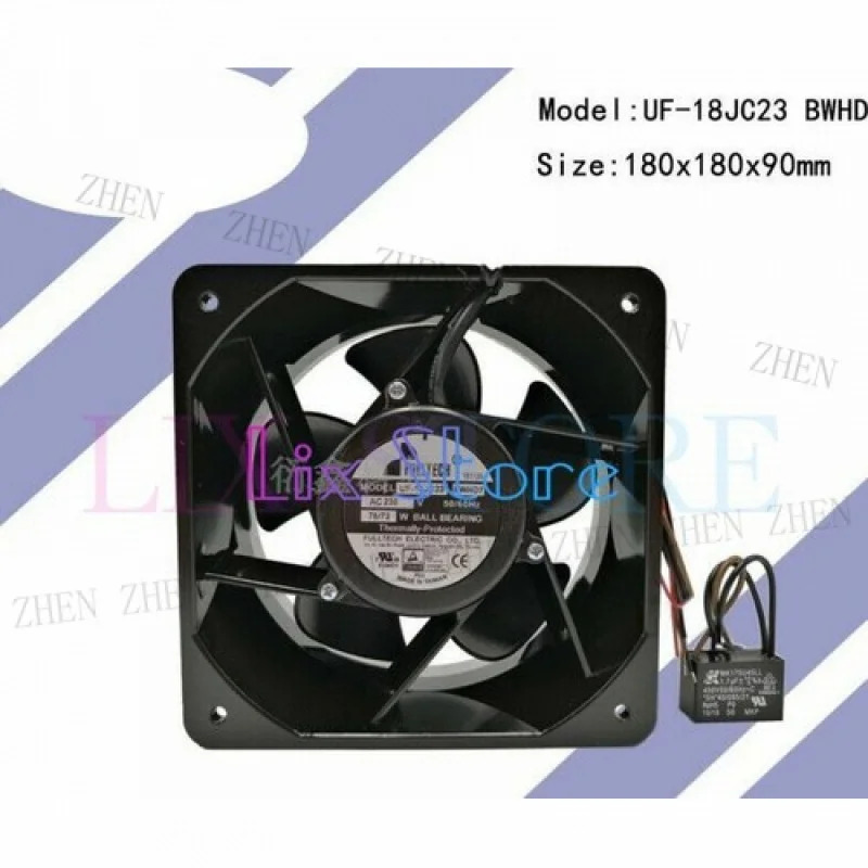 Y UF-18JC23 BWHD7 냉각팬 18090 AC230V 75/72W 18CM
