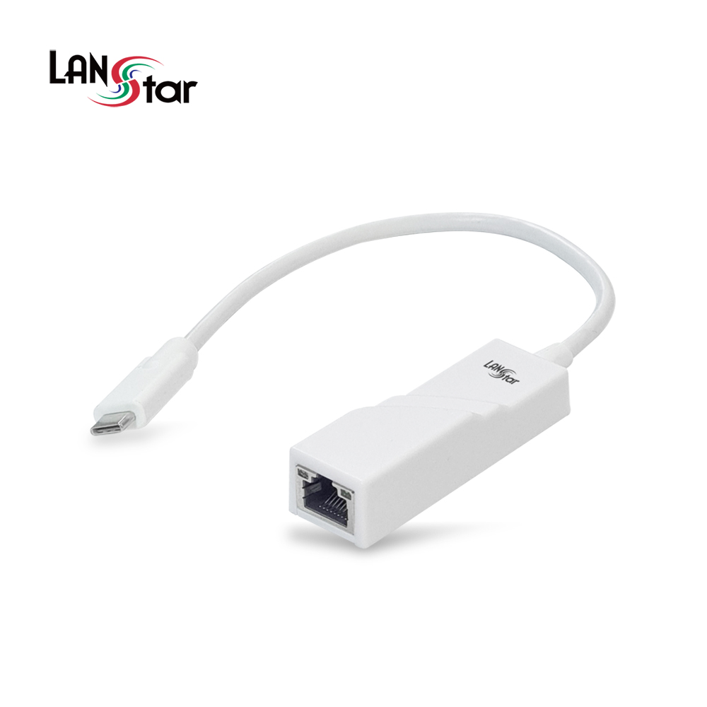 랜스타 LS-GLAN31 USB3.1 유선랜카드 1G 속도 스마트폰 태블릿 이더넷 지원 - 상품 이미지