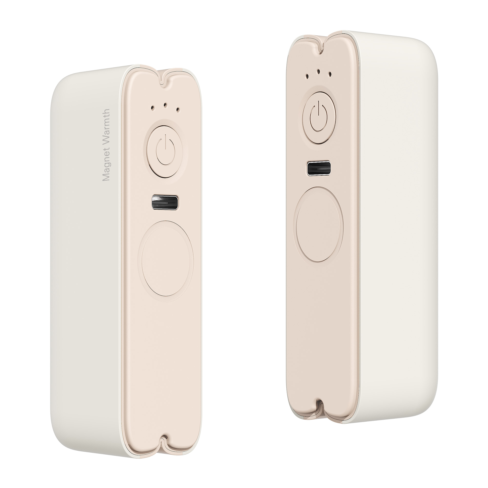 대용량 듀얼 마그네틱 손난로 6000mAh 겨울 캠핑 휴대용 충전식 핫팩 - 상품 이미지