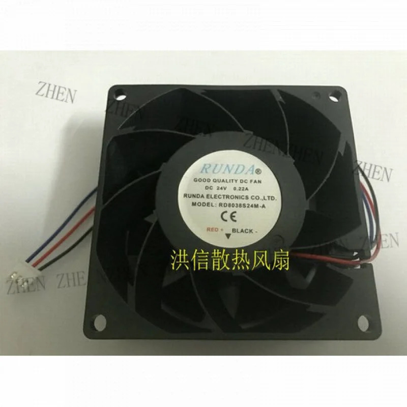 Y 팬 FOR RD8038S24M-A DC24V 0.22A 8038 80x38MM 3핀