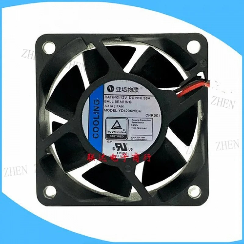 Y YD120625BH DC12V 0.38A 6cm 6025 냉각팬용