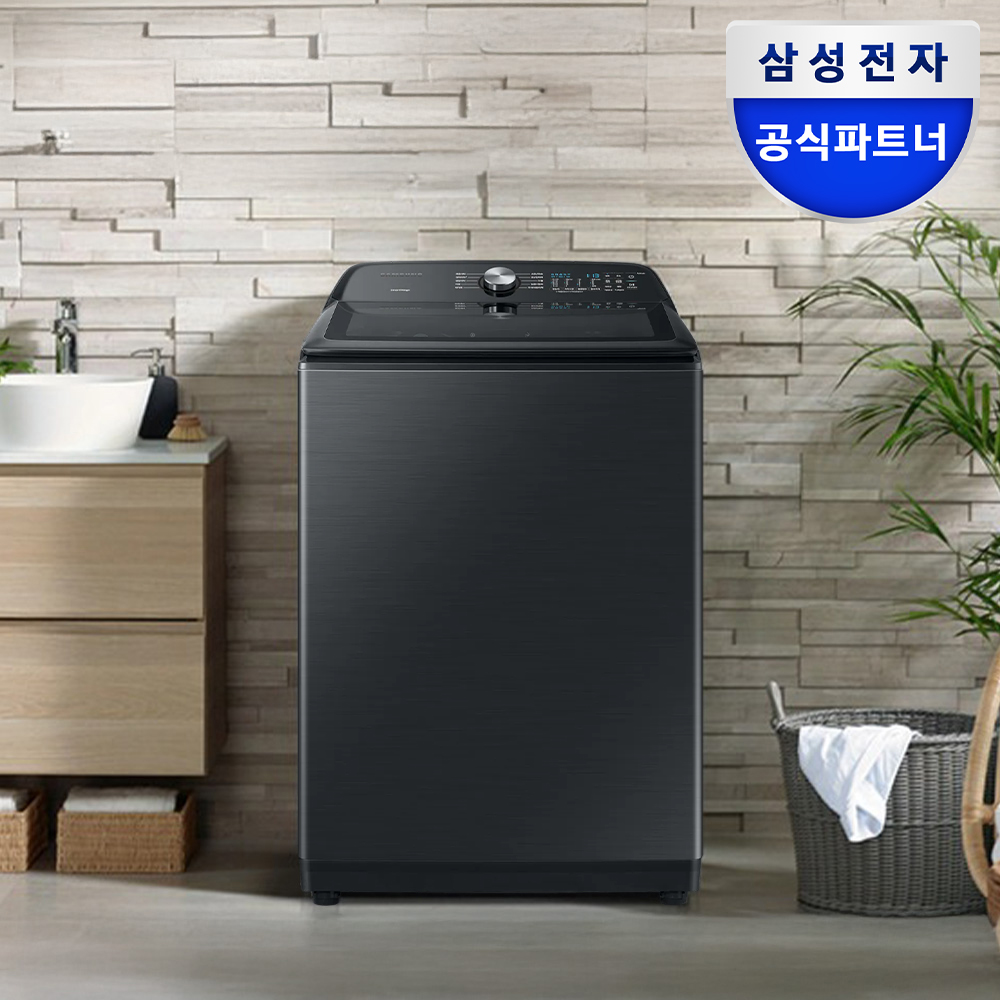 삼성전자 AI 통버블세탁기 23kg 대용량 4중진동저감 WA23A8375KV