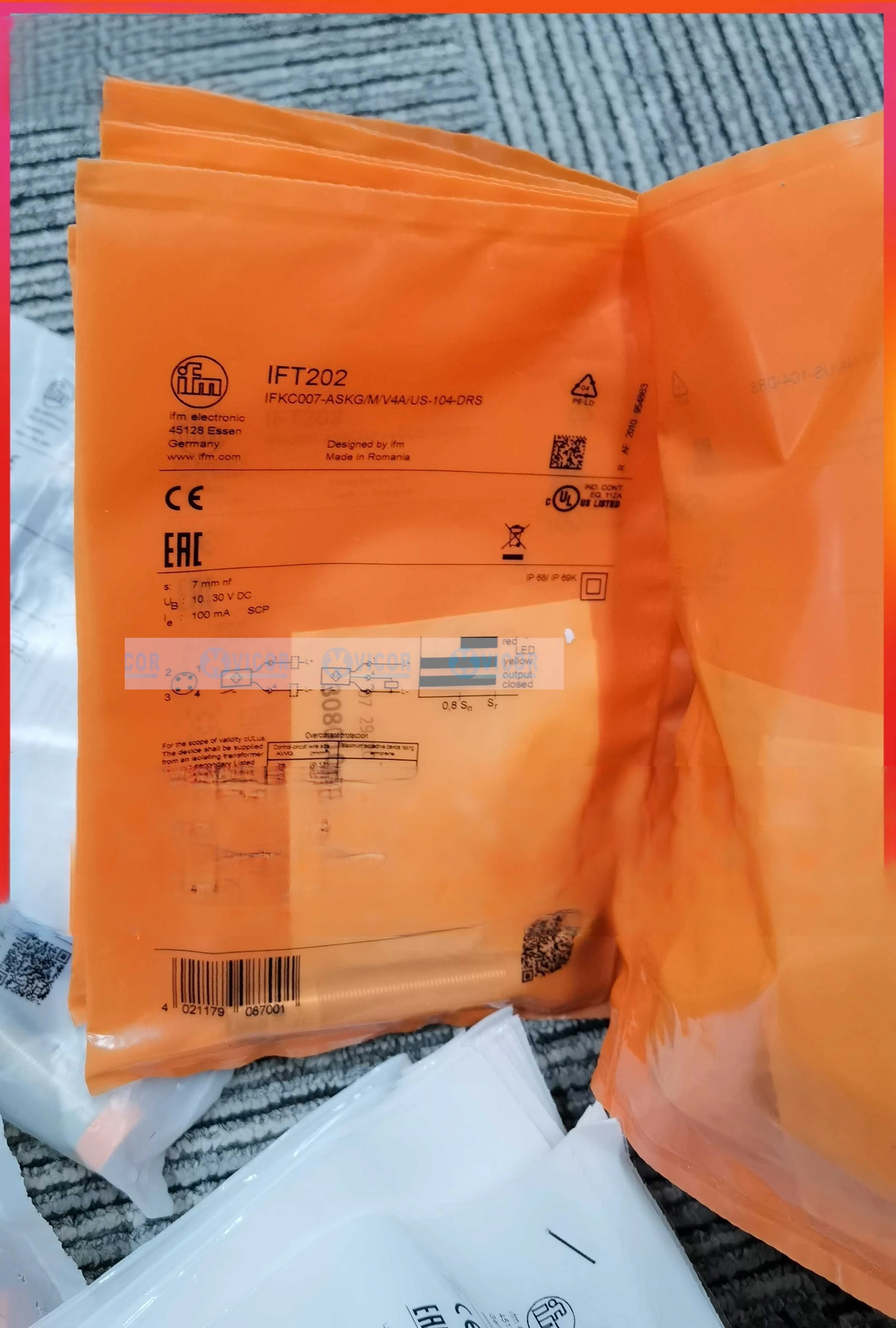 IFM 센서 IFT200 IFT202 IFT203
