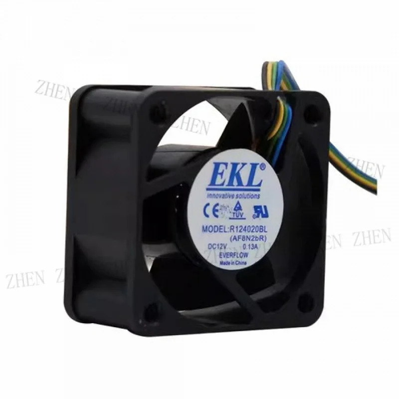 Y R124020BL DC12V 0.13A 4020 4선 냉각팬