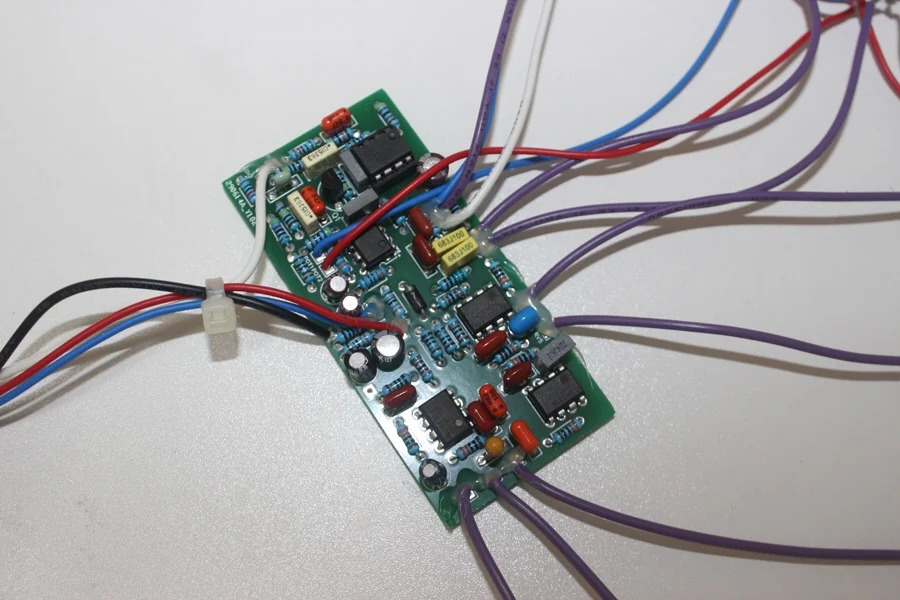 DIY 수제 베이스 기타 GE-7B 레플리카 7밴드 EQ 조절 가능싱글 블록 이펙트 보드