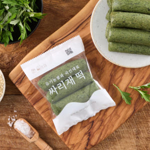 싸리재 쑥떡 [ 쑥현미가래떡 1kg ] 식사대용 개별포장 구워먹는 쑥가래... 맛있게 먹은 솔직 후기 - 상품 이미지 1