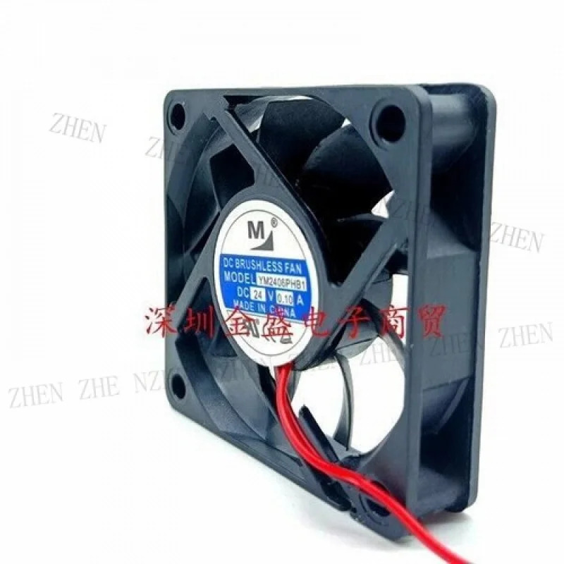 Y YM2406PHB1 6015 DC24V 0.10A 6CM 2선 인버터 냉각팬기능