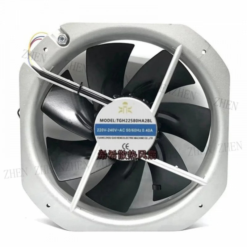 Y GUO HENG 팬 TGH28080HA2BL AC220V 28080 28CM 올메탈 냉각팬