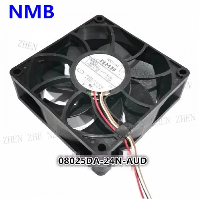 Y 08025DA-24N-AUD 냉각팬 8025 DC24V 0.15A 8CM 4핀