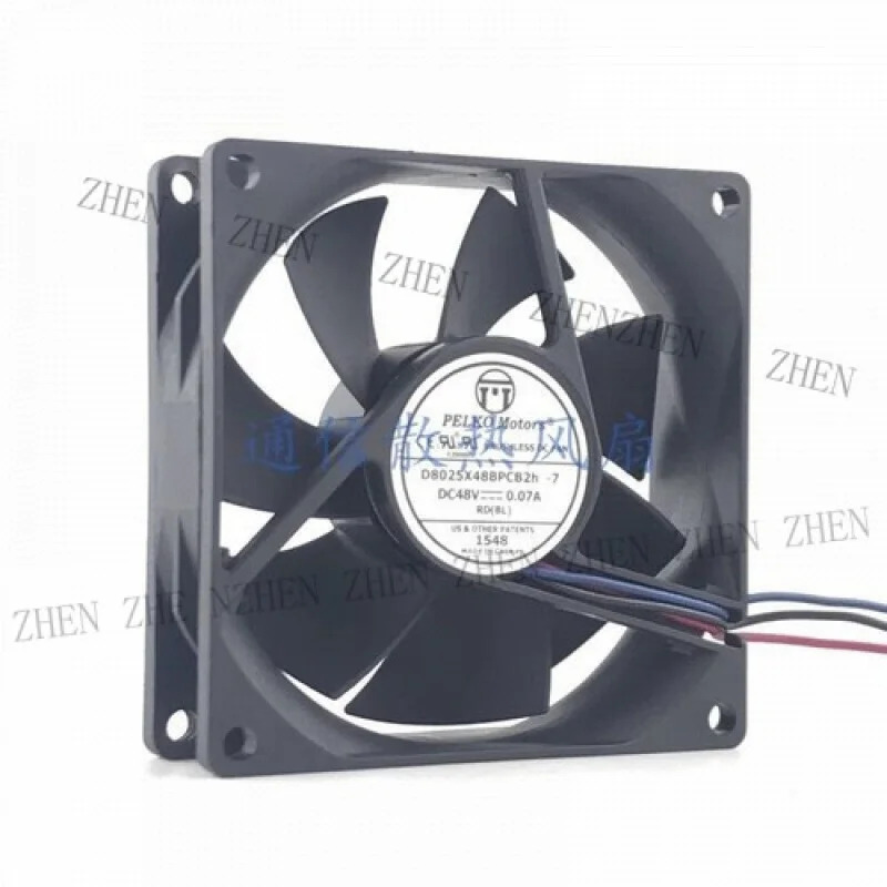 Y D8025X48BPCB2h-7 48V 0.07A 8025 3선 인버터 냉각팬