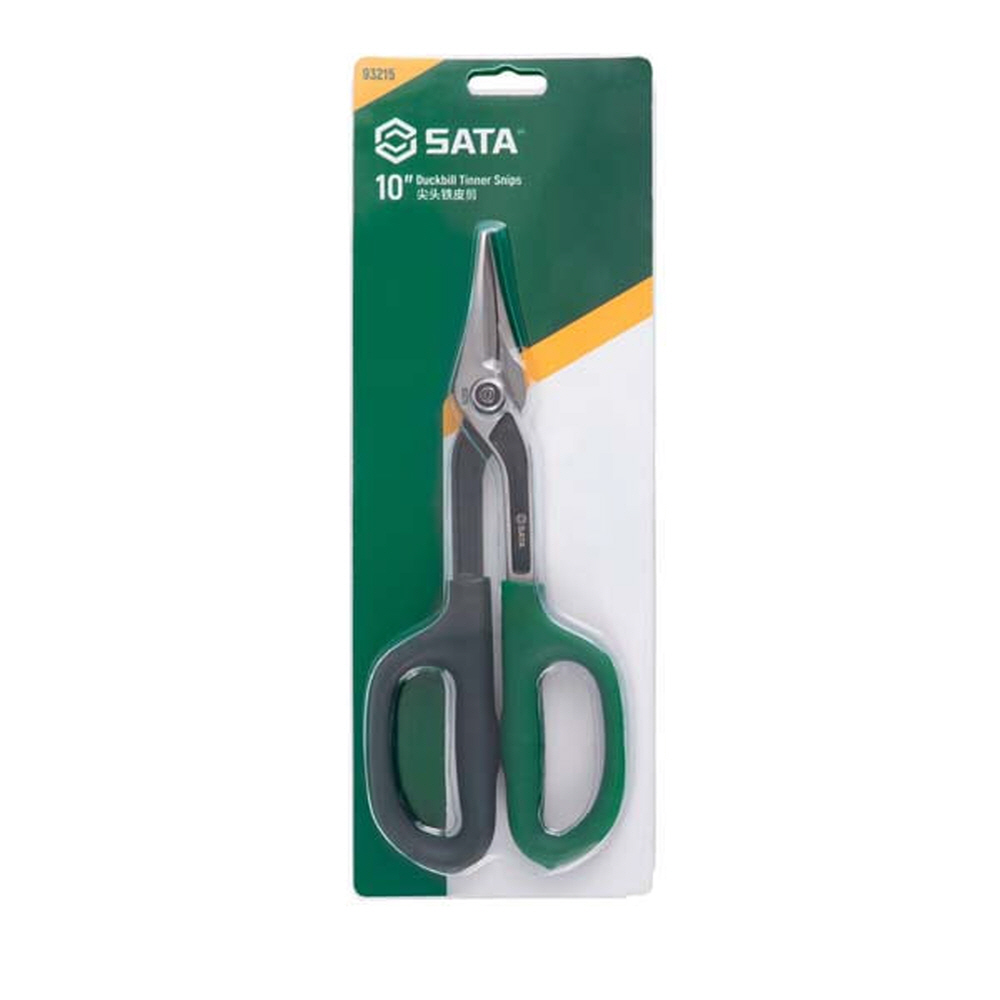 사타 SATA 뾰족형 철판 가위 263mm(10인치) 93215 함석 철판가위 - 상세 이미지 3