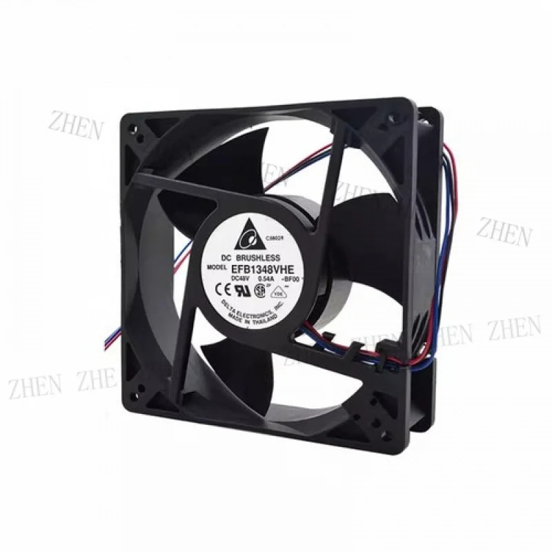 Y EFB1348VHE-BFOO DC48V 0.54A 12738 13CM 3선식 냉각팬
