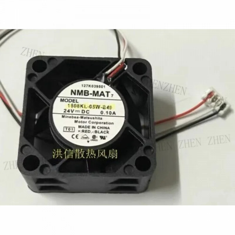 Y for 1608KL-05W-B49 DC24V 0.10A 3핀 냉각팬