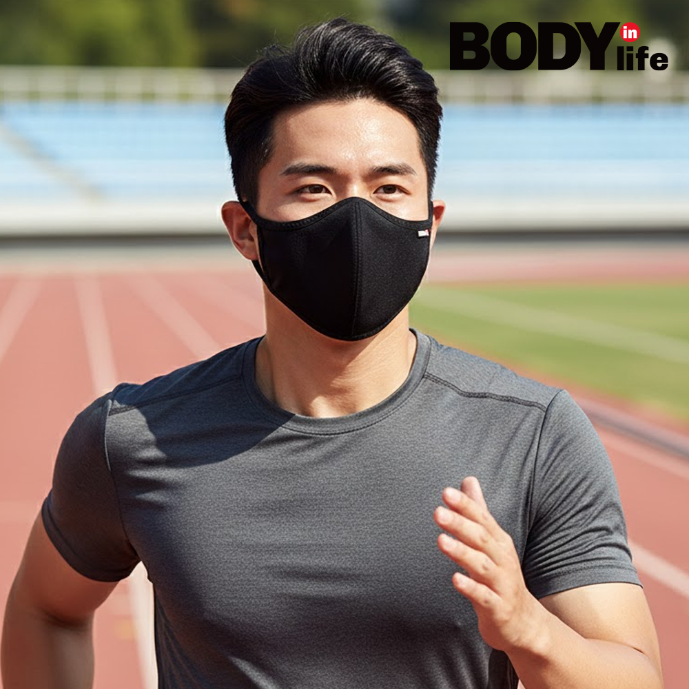 바디인라이프 스포츠 면 마스크 자전거 골프 운동 등산 러닝 자외선차단 기능성 필터교체 - 상품 이미지