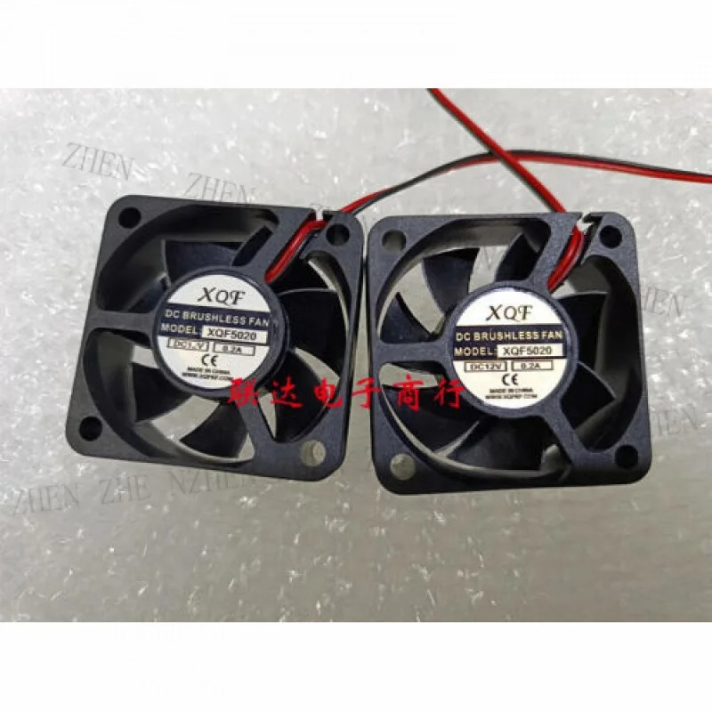 Y XQF5020 5020 DC12V 0.2A 5CM 2선식 냉각팬용