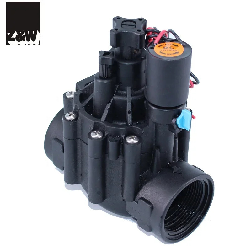 151DH 1.5인치 솔레노이드 밸브 관개 조경 유압 유량 제어 나일론 유리섬유 강화 1-1/2인치 DN40 50MM AC DC 래치