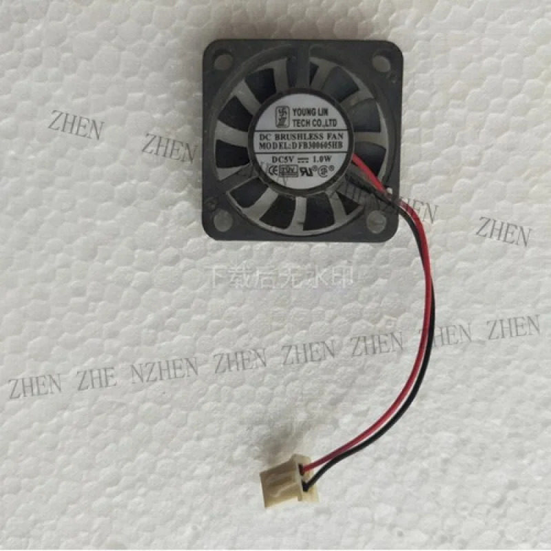 YONG LIN DFB300605HB DC5V 1.0W 3006 3CM 2선식 냉각팬Y