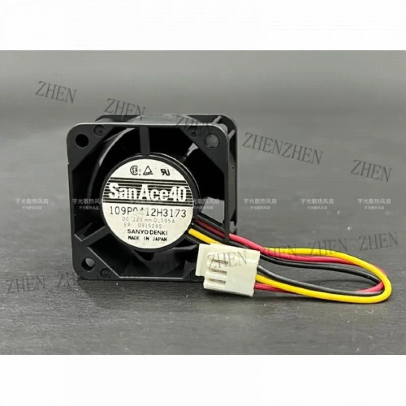 Y FOR 109P0412H3173 4028 DC12V 0.195A 4CM 3핀 강력 냉각팬