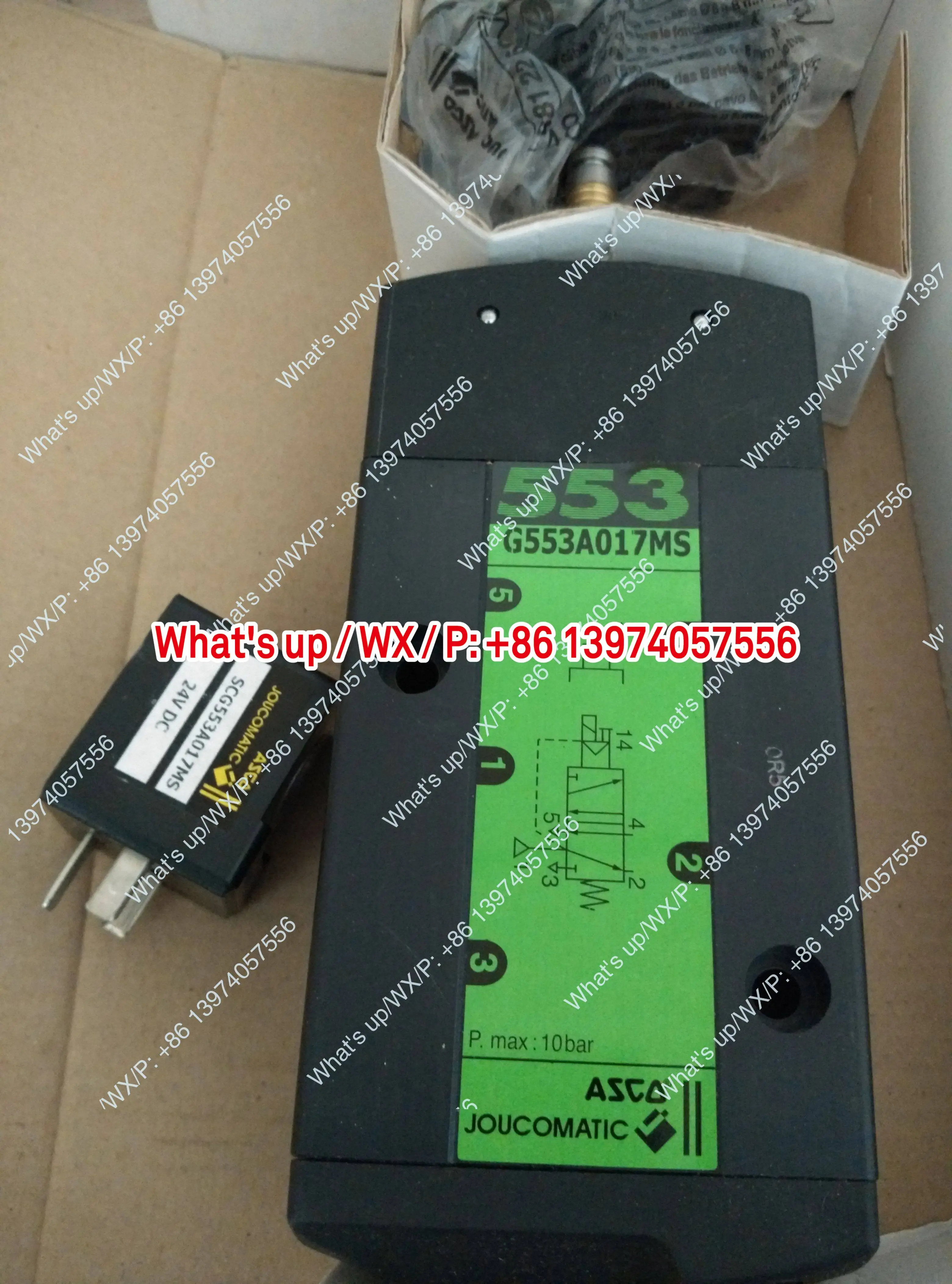 ASCO 솔레노이드 밸브 새 공급 SCG553A017MS 24V
