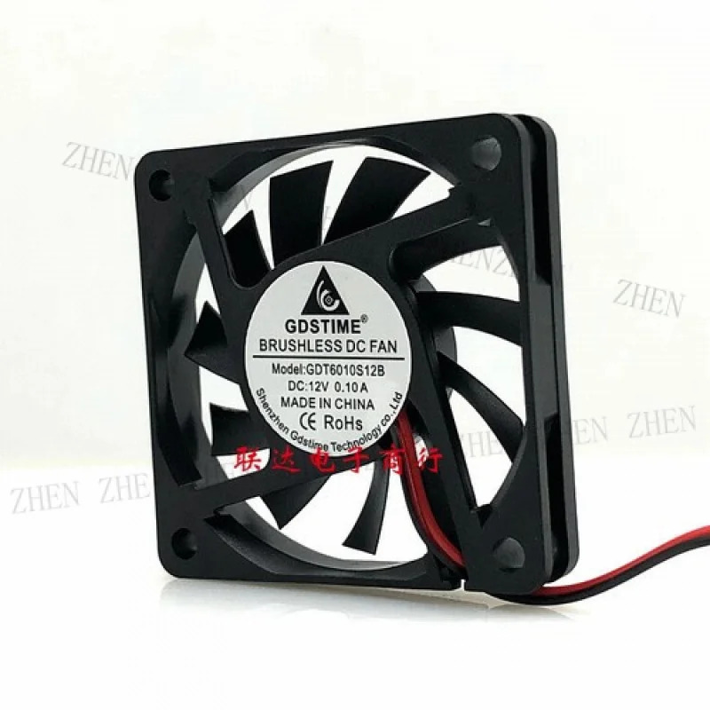 Y GDT6010S12B DC12V 0.1A 6CM 6010 2선식 냉각팬기능