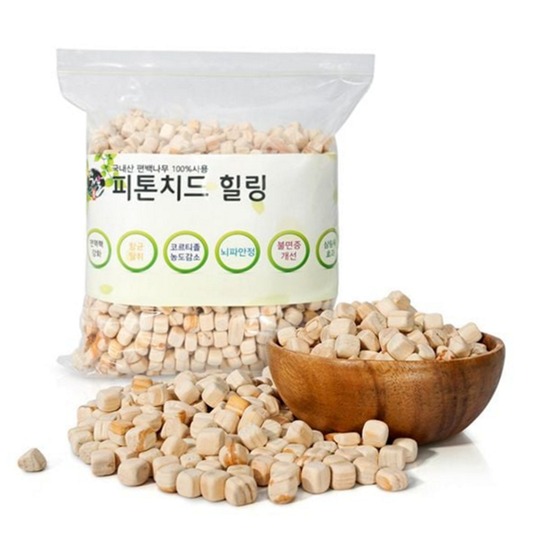 베개 편백 나무 큐브 충전재 편백 나무 칩 나무조각 우드