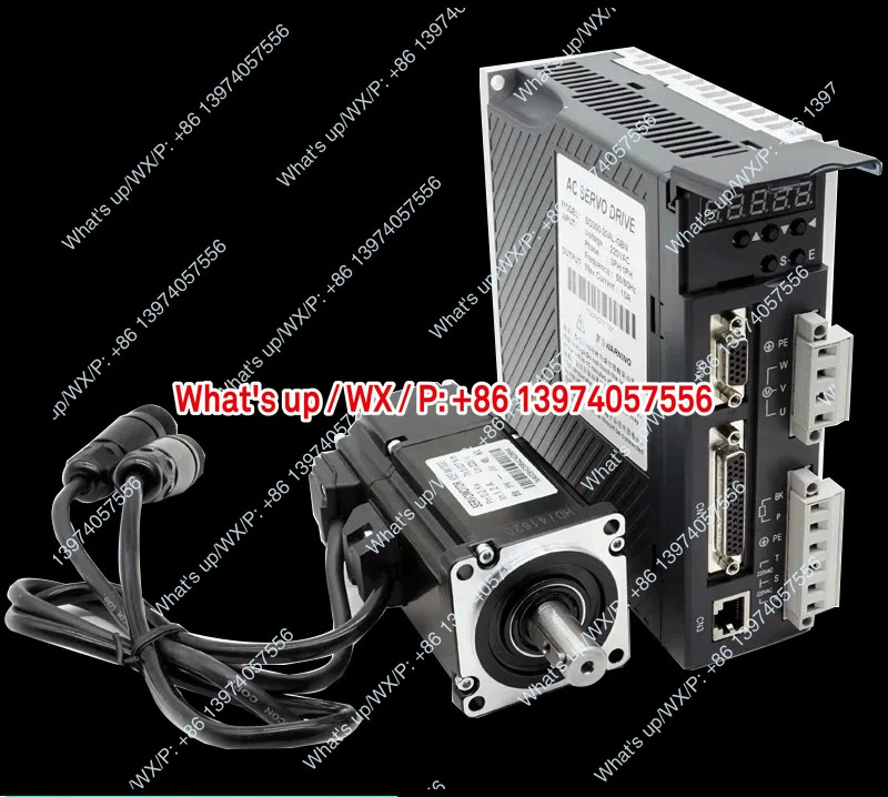 서보모터 세트 AC 220V60/80 베이스 400W600W750W1KW 서보 드라이버 포함