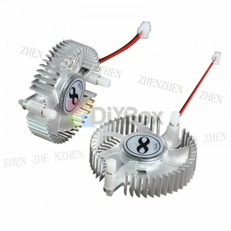 Y for DC5V/12V 알루미늄 방열판 팬 냉각팬 컴퓨터 케이스 쿨러 XH2.0 4300RPM