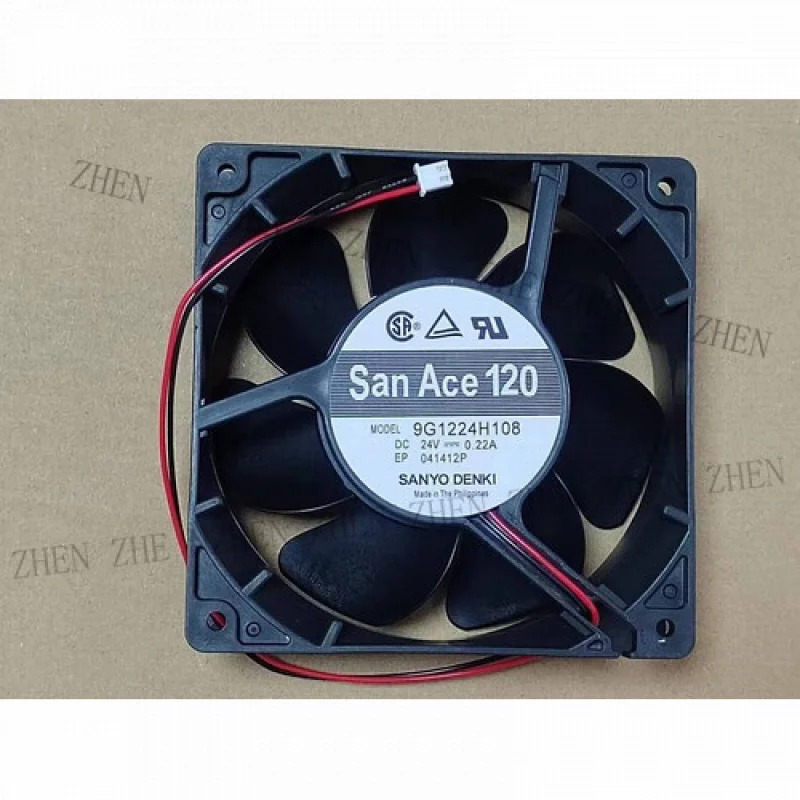 Y for San Ace 120 9G1224H108 24V 인버터 0.22A 12cm 냉각팬 2PIN