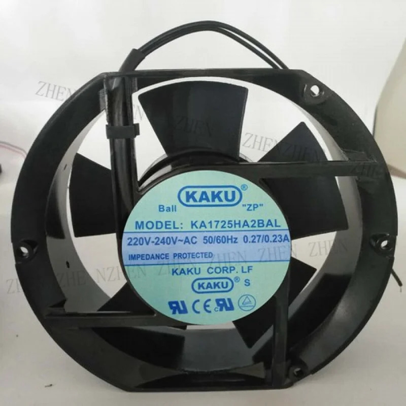 Y FOR KA1725HA2BAL 냉각팬 17251 220-240VAC 0.27/0.23A 17CM 2핀