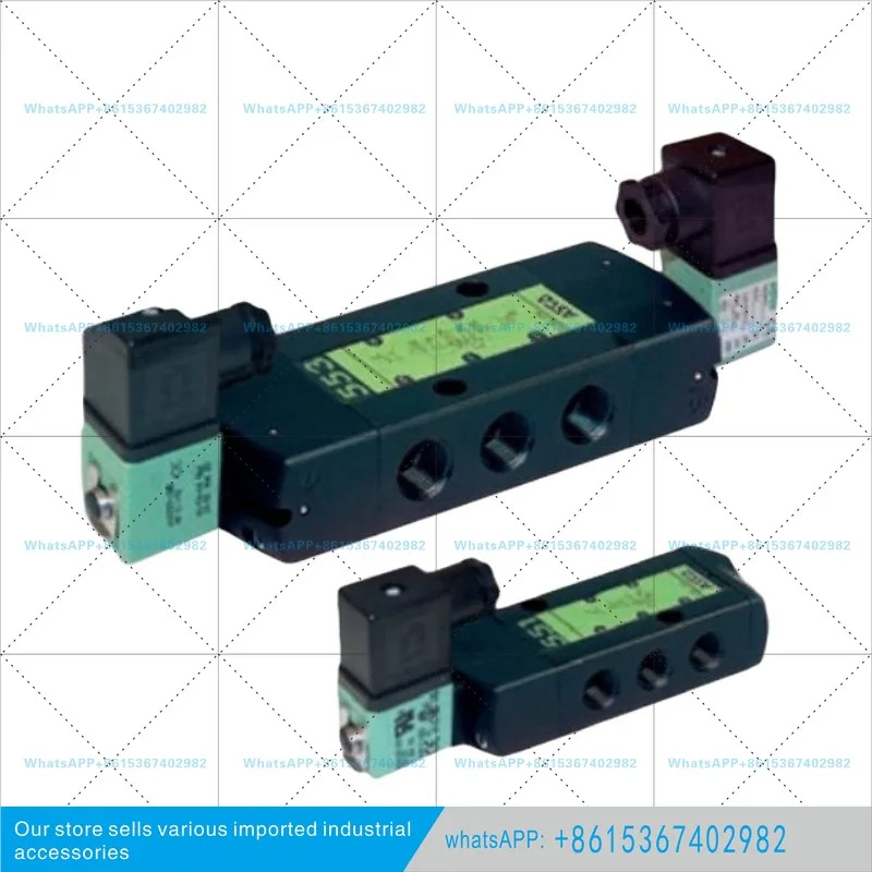 솔레노이드 밸브 SCG551A005MS SCG551A017MS-2 포지션 5웨이 551 시리즈 파이프 연결 1/4 인치