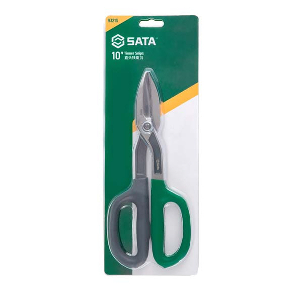 사타 SATA 직선형 철판 가위 286mm(10인치) 93213 함석 철판가위 - 상세 이미지 3