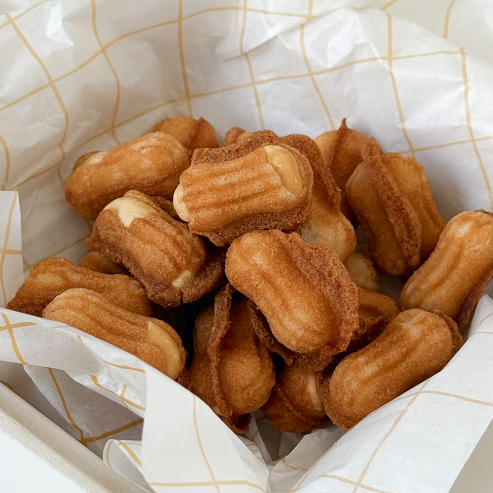 당연구소 땅콩과자 땅콩빵 쌀빵 저당땅콩빵, 95g, 4개 - 상세 이미지 3
