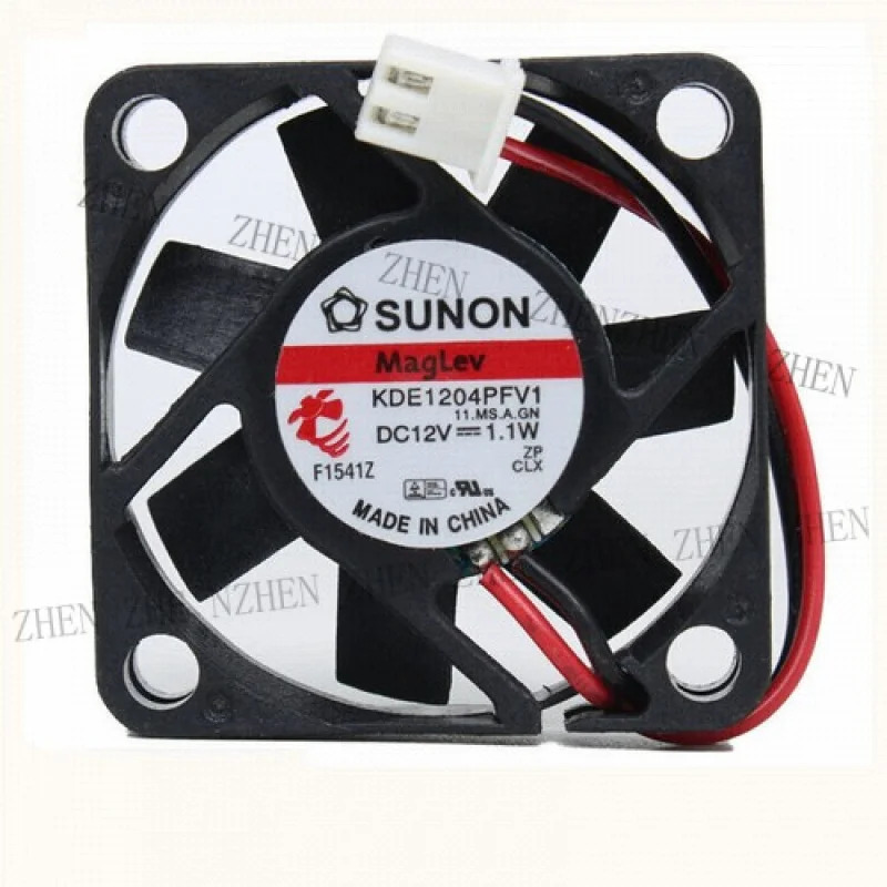 Y FOR KDE1204PFV1 40x40x10MM DC12V 0.15A 1.1W 4CM 2핀 냉각팬