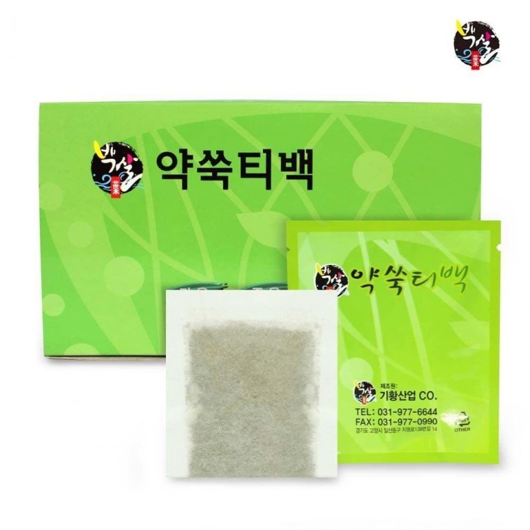 지니몰 약쑥 입욕제 좌욕 말린 쑥가루 티백 - 상품 이미지