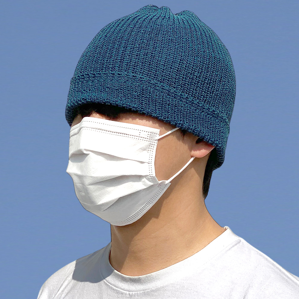 브리즈 여름 비니 망사 니트 모자 남자 여자 무지 봄 커플 골무 숏 이미지 6