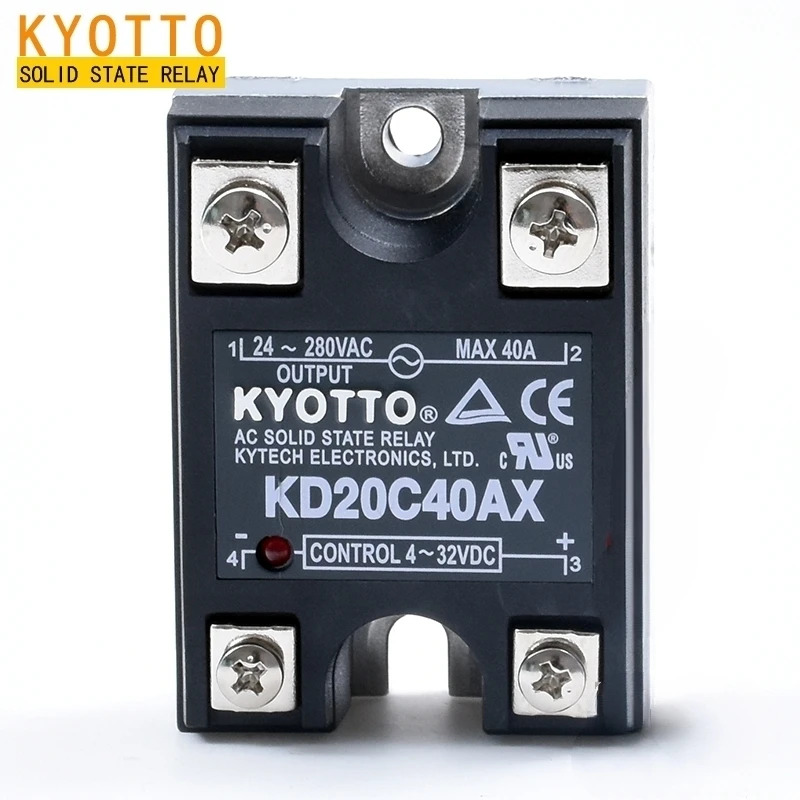 KD20C10AX KD20C25AX KD20C40AX KYOTTO AC 솔리드 스테이트 릴레이