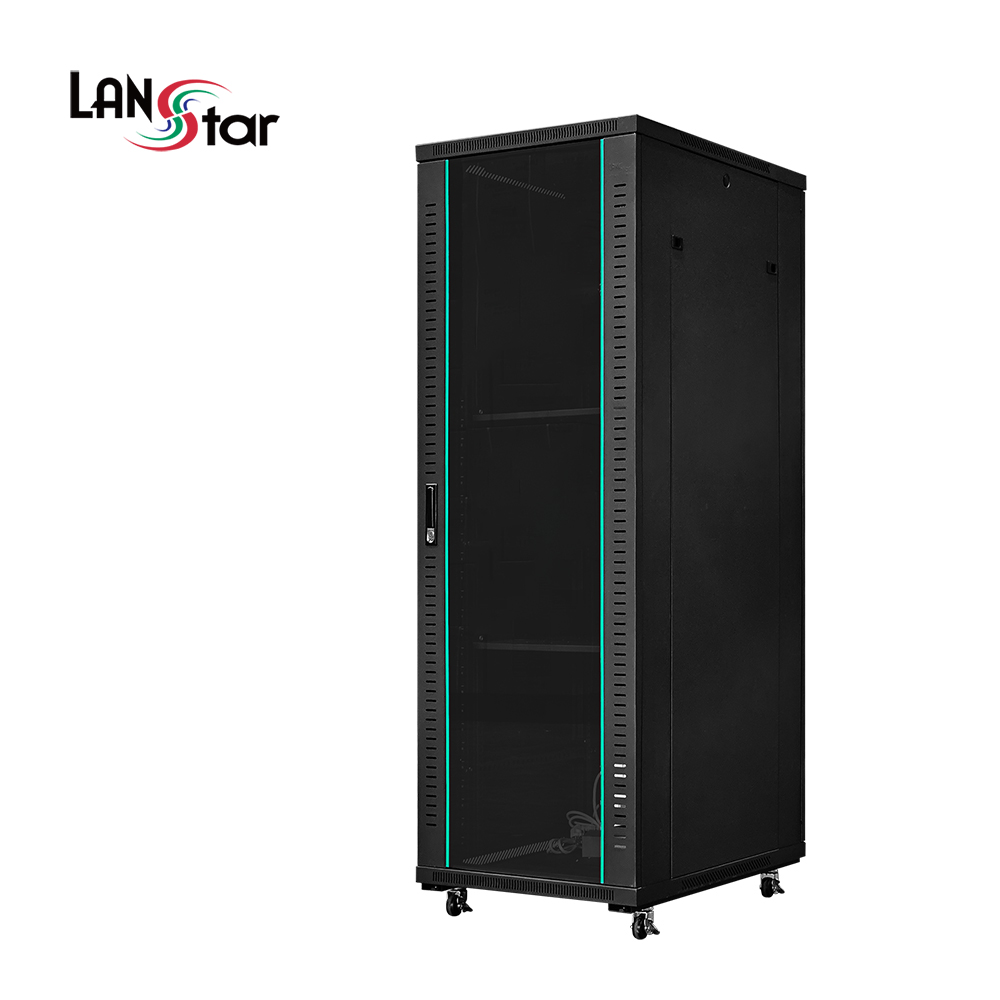 랜스타 LS-1800HB 허브랙 검정 36U 1800x800x600 통신랙 국제규격 - 상품 이미지