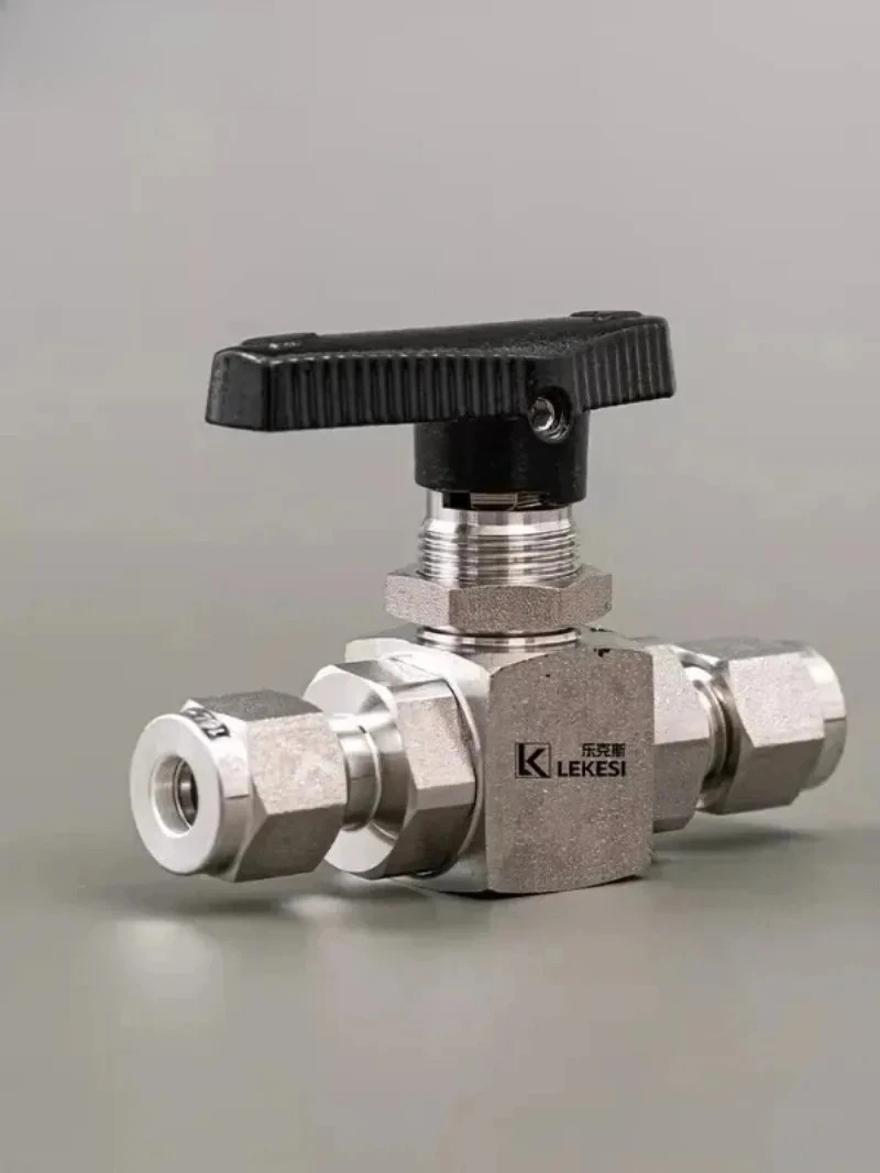 스테인리스 스틸 316L 슬리브 직통 볼 밸브 양방향 글로브 터미널 스위칭 3000PSI